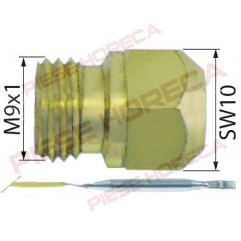 Duza M9x1 WS 10 ø gaurii pentru iesire gaz 0,65mm