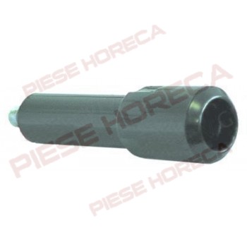 Maner portafiltru, ø 35mm M12x1,75, lungime filet 15mm L 120mm, negru pentru expresor Pavoni
