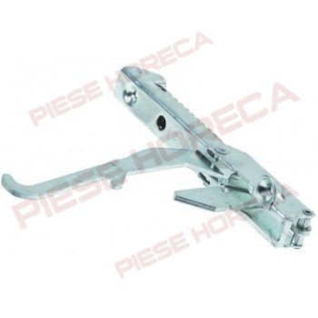 Balama usa cuptor, lungime levier 126mm, montare pe 118mm, grosime arc 3,7mm, se monteaza pe partea dreapta