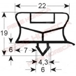 Garnitura usa, frigider, congelator FRIULINOX, POLARIS, profil 9794, lungime- 1820mm, latime 755mm