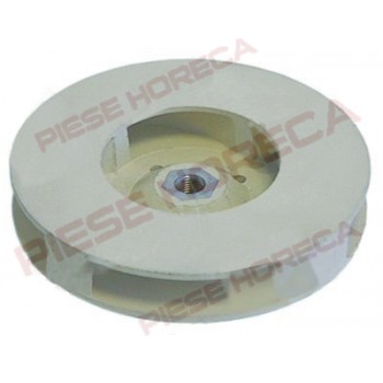 Turbina pompa masina de spalat vase ELFRAMO cu diametrul exterior de Ø110mm, inaltime – 20mm, montare pe filet de M10L. Pentru pompe LGB tip MRSSX