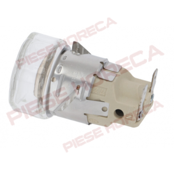 Lampa cuptor pizza completa, montare pe Ø35,5mm, putere 15W, alimentare 230V