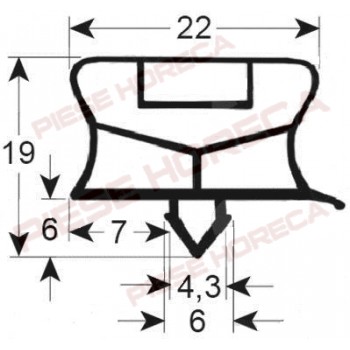 Garnitura, cheder usa frigider, dulap frigorific ELECTROLUX, ZANUSSI ADN110 , PNC- 110755