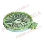 Rezistenta radianta pentru plita vitroceramica EGO, cod producator 10.54111.004, 1054111004, ø 165mm 1200W 230V, 1 circuit