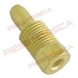 Conector, niplu, cu inel bicon incorporat pentru teava flacara de veghe, pilot, de Ø4mm, filet M10x1. Cod SIT 0958030, 0.958.030