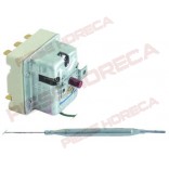 Termostat de siguranta friteuza ANGELO PO cu rearmare, decuplare la o temperatura de 240◦C, 20A 3poli, contacte, dimensiuni senzor – 6x87mm, lungime capilar-2000mm,izolat 1800mm. Cod catalog producator 32Z3631. Pentru modelele 30FES2