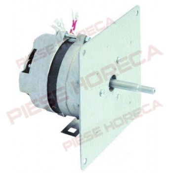 Motor ventilator cuptor, alimentare 220-240V, 1 faza 50/60Hz, 0,045/0,0765kW, 2800/3400rpm, dimensiuni ax conform schitei atasate , diametrul(D1)-8mm, diametrul(D2)-10mm