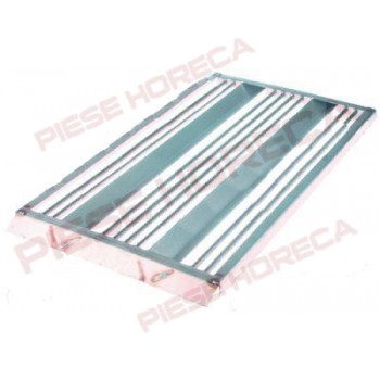 Suport, grilaj,  roca vulcanica, Lungime-605mm, latime- 320mm, inaltime-20mm. Pentru gratar roca vulcanica MARENO, modelele GR 90…800