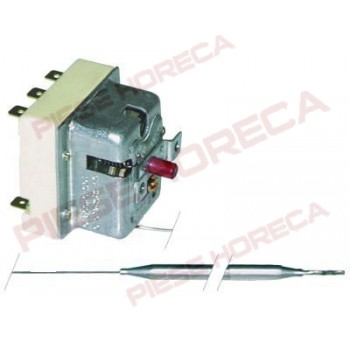 Termostat de siguranta 350°C, 3 poli, 0,5A, ø senzor 6mm, lungime senzor 79mm, lungime capilar 3000mm