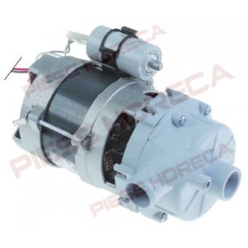 Pompa masina spalat vase, intrare ø 28mm, iesire ø 28mm, tip ZF121DX, 230V 50Hz 1 faza 0,25kW L 195mm