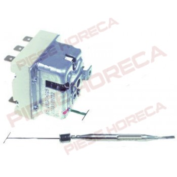 Termostat de siguranta friteuza Mareno si EGO 230°C 3-pole 20A, ø senzor 6mm, lungime senzor 89 mm, lungime capilara 3000mm