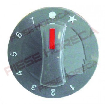 Buton aragaz Fagor 1-7 trepte, diametru 71mm, diametru ax 8x6,5mm