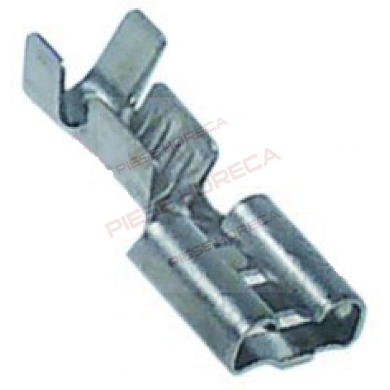 mama Papuci mama 6,3mm pentru cablu cu sectiunea de 1-2,5mm