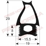 Garnitura usa cuptor ANGELO PO, profil 2781, latime 475mm, lungime 725mm