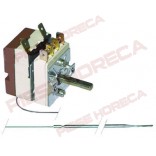 Termostat cu comutator(2NO) EGO 55.13522.400, temperaturi de lucru 50-320oC 1pol 16A, dimensiuni senzor 3,1x160mm, lungime capilar-1150mm, dimensiuni ax-Ø6x4,6mm, lungime ax-23mm