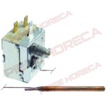 Termostat de siguranta masina spalat vase Angelo PO, Comenda, Fabar, Giga, Rosinox, Silanos, temperatura 90-110°C, 1 pol, 16A,  ø diamentru 6,5mm, lungime senzor 90mm