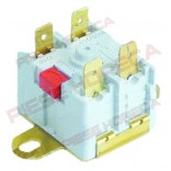 Termostat de siguranța bimetal mașina spălat vase NuovaSimonelli, Omniwash, Univer-Bar, distanța găuri 40mm, temperatura 100 °C, 2 poli, conexiune F6.3