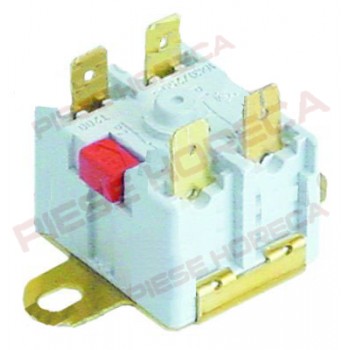 Termostat de siguranța bimetal mașina spălat vase NuovaSimonelli, Omniwash, Univer-Bar, distanța găuri 40mm, temperatura 100 °C, 2 poli, conexiune F6.3