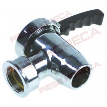 Robinet golire marmita Electrolux, Zanussi, cu filet interior de 2", dimensiuni A 95mm, dimensiuni B1 75mm, dimensiuni B2 155mm