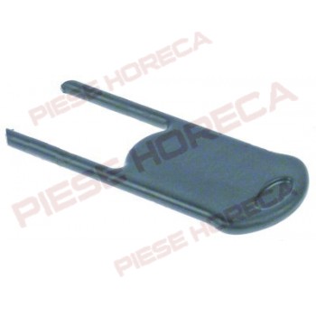 Incuietoare container expresor, lungime 122mm, latime 50mm, grosime 6 mm, material plastic