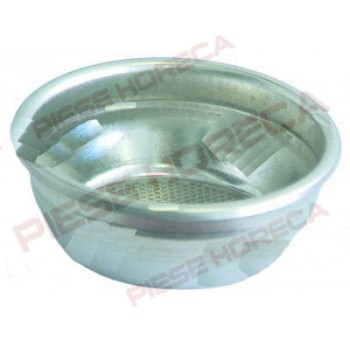 Sita nepresurizata pentru 2 cafele, diametru 68mm, diametru montare 60,5mm, inaltime 24.5mm, 14 g