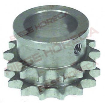 Pinion dublu 14 dinti pentru malaxor, tip 06B-2