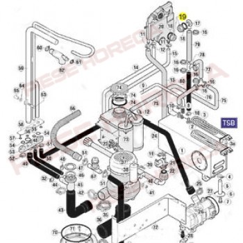 Kit valva, supapa de sens, non retur,  masina de spalat vase HOBART