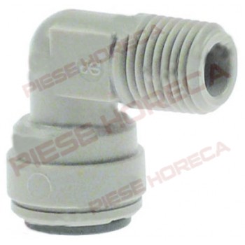 Conector John Guest cu filet 1/4" conector furtun de 3/8"