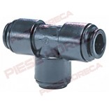 Conector rapid,T, John Guest pentru furtune electrovalva 