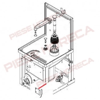 Suport sistem spalare pentru masini de spalat vase COLGED, PALUX.